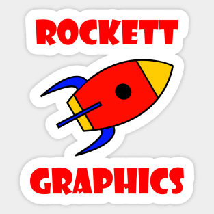 Rockett Graphics Logo Sticker